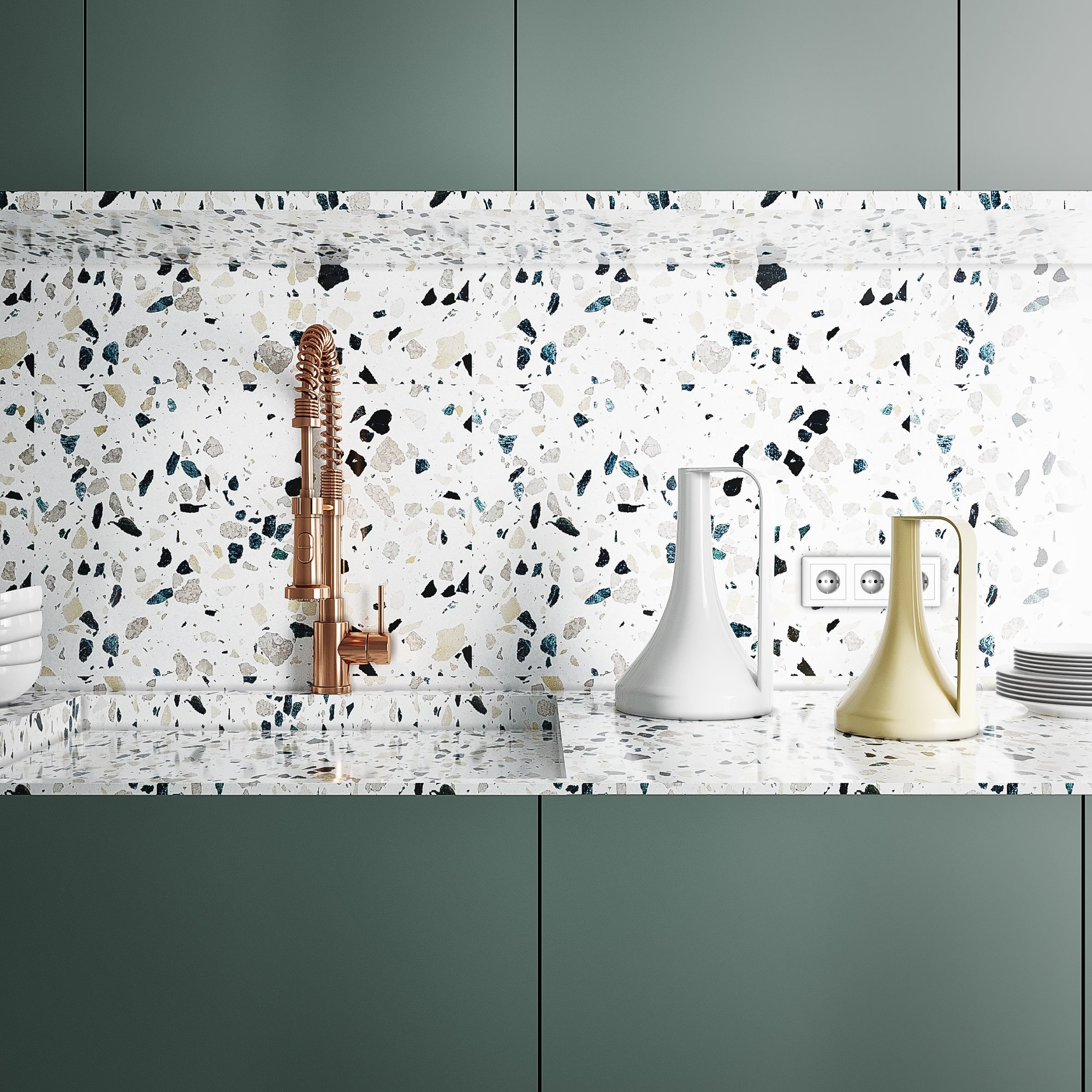 Dezign Lover Blog : Chic and sparkling: the terrazzo trend is back